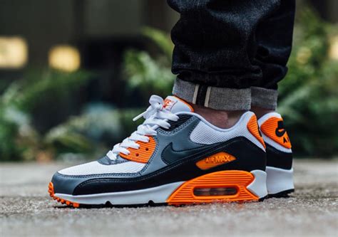 nike air 90 wit oranje|White Air Max 90 Shoes (15) .